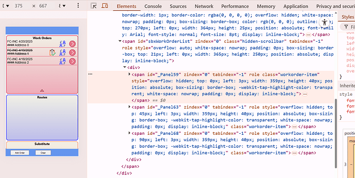 Scrollbar with no margin