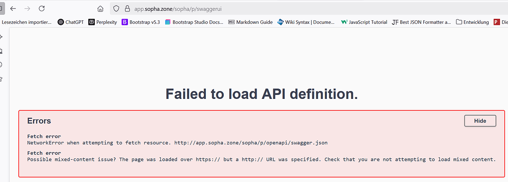 Swagger UI not working behind HTTPS reverse proxy due to mixed content ...