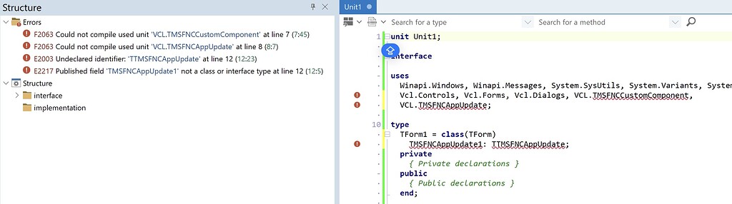 AppTools and Core installation problems - TMS FNC AppTools - TMS ...